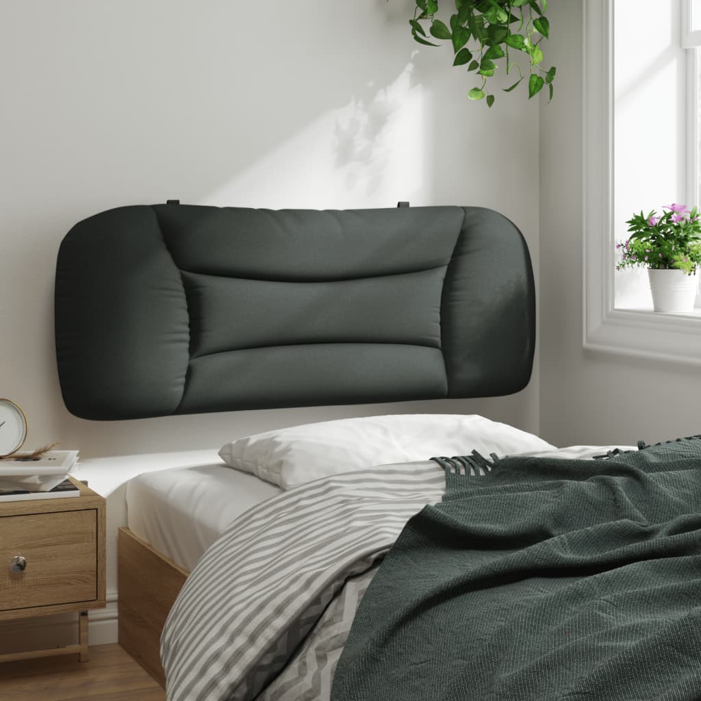Hoofdbordkussen "Hvar" Donkergrijs 100 cm Stof is nu te koop bij PeponiXL, paradijselijk wonen!