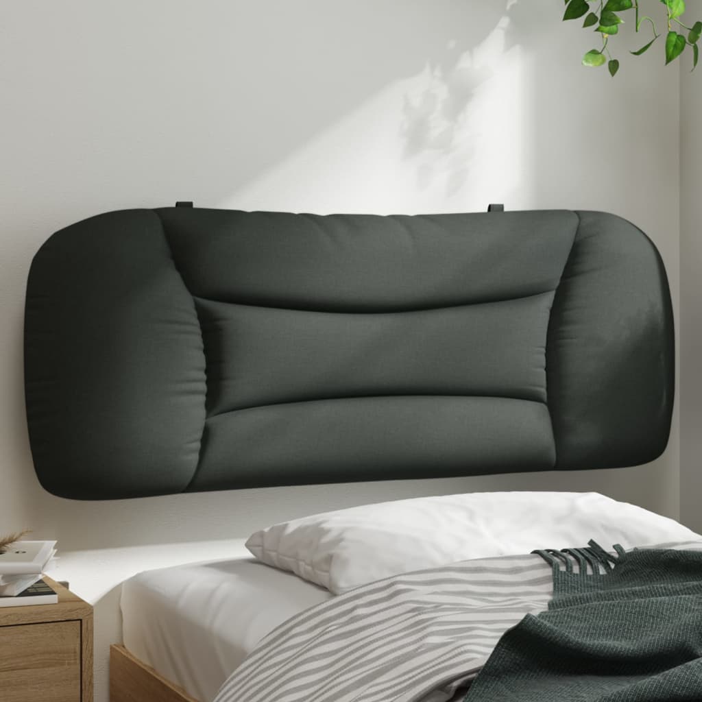 Hoofdbordkussen "Hvar" Donkergrijs 100 cm Stof is nu te koop bij PeponiXL, paradijselijk wonen!