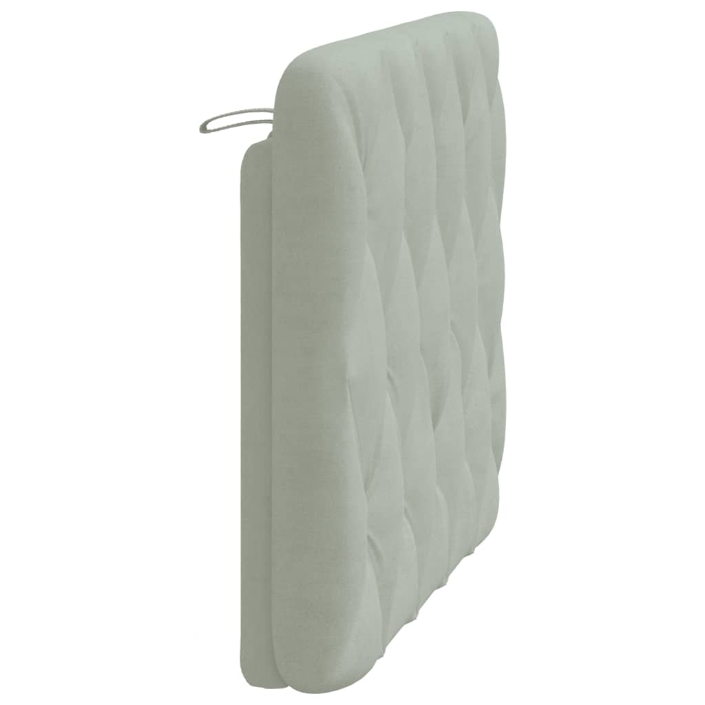Hoofdbordkussen Lichtgrijs 100 cm Fluweel is nu te koop bij PeponiXL, paradijselijk wonen!