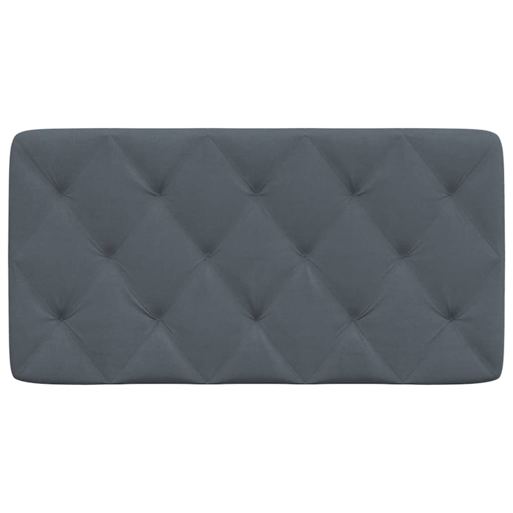 Hoofdbordkussen Donkergrijs 100 cm Fluweel is nu te koop bij PeponiXL, paradijselijk wonen!