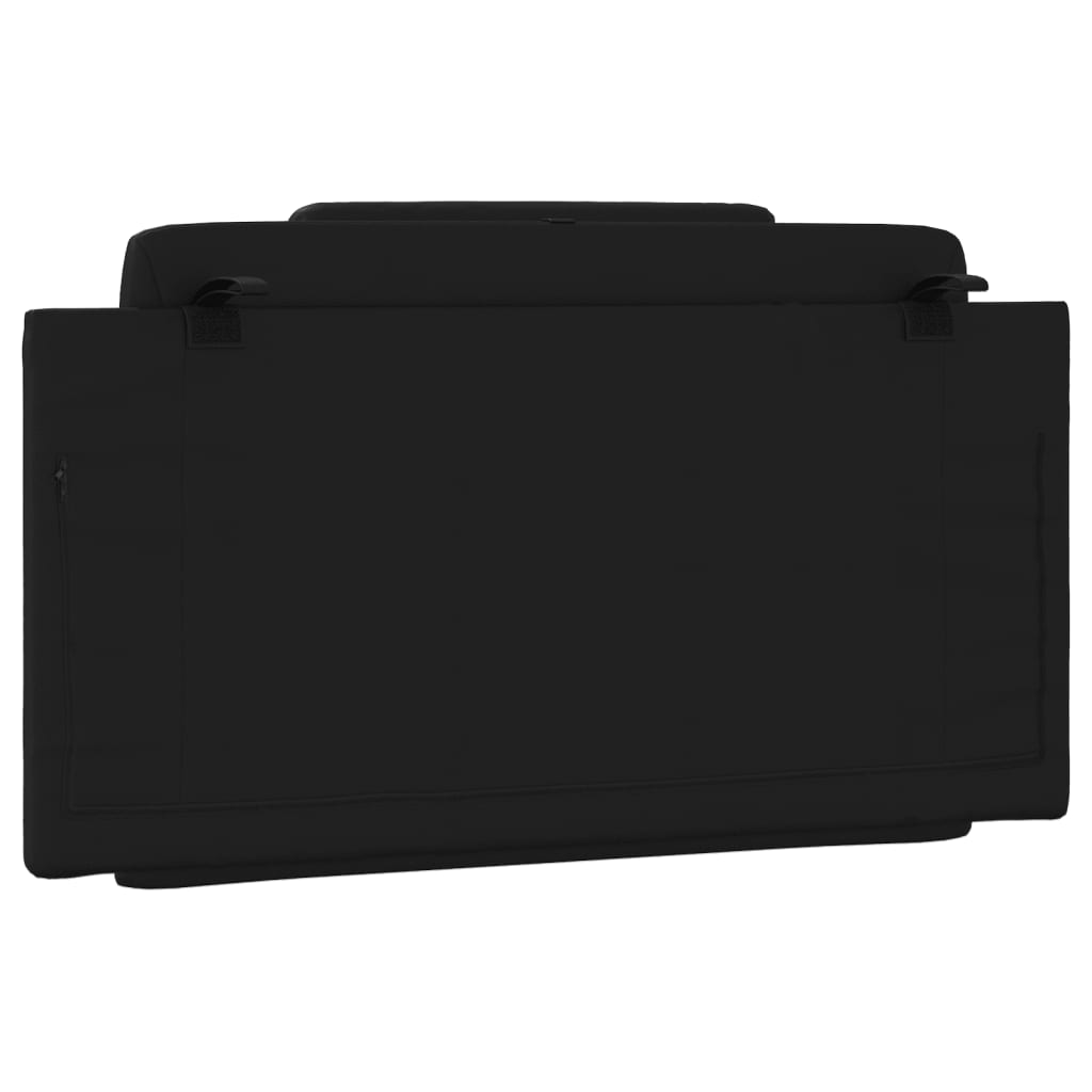 Hoofdbordkussen "Viana" Zwart 100 cm Kunstleer is nu te koop bij PeponiXL, paradijselijk wonen!