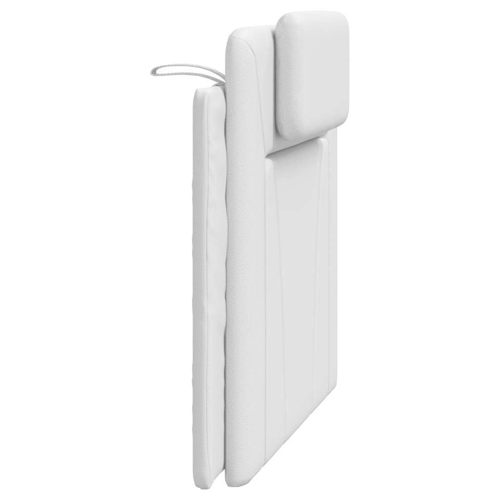 Hoofdbordkussen "Viana" Wit 100 cm Kunstleer is nu te koop bij PeponiXL, paradijselijk wonen!