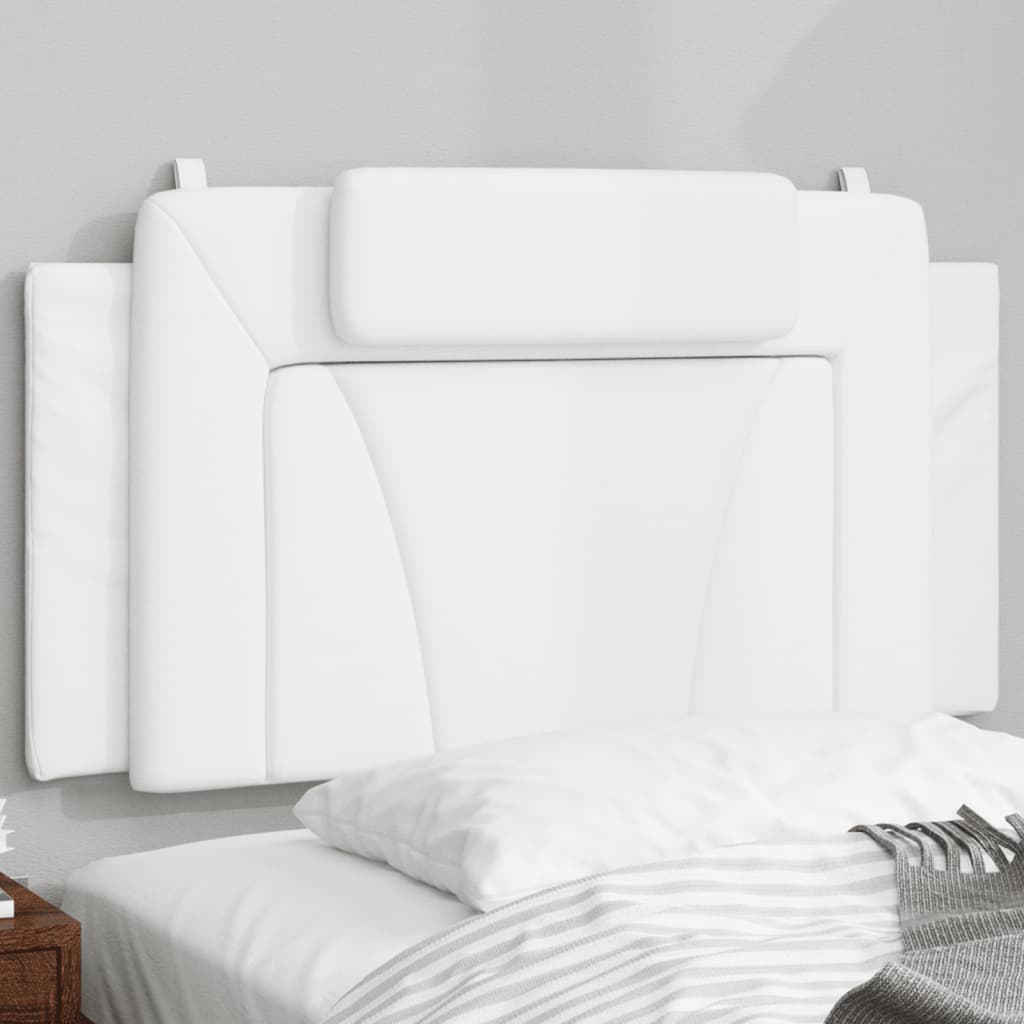 Hoofdbordkussen "Viana" Wit 100 cm Kunstleer is nu te koop bij PeponiXL, paradijselijk wonen!
