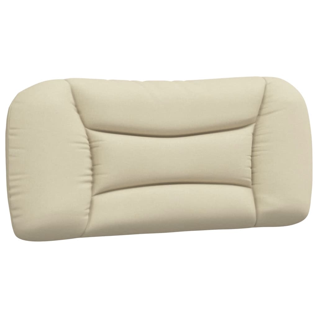 Bedframe zonder matras "Hvar" 80x200 cm stof crèmekleurig is nu te koop bij PeponiXL, paradijselijk wonen!
