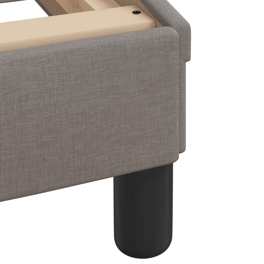 Bedframe zonder matras "Hvar" 90x200 cm stof taupe is nu te koop bij PeponiXL, paradijselijk wonen!