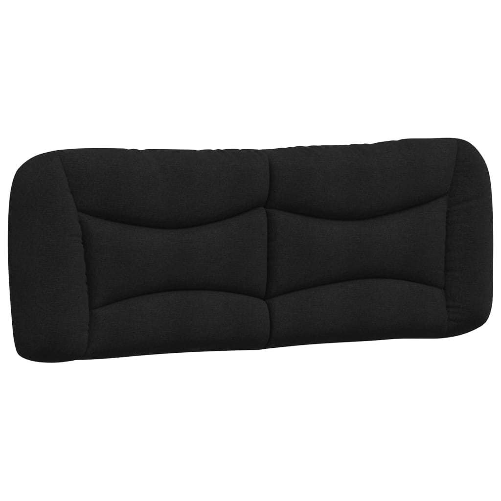 Bedframe zonder matras "Hvar" stof zwart 140x200 cm is nu te koop bij PeponiXL, paradijselijk wonen!