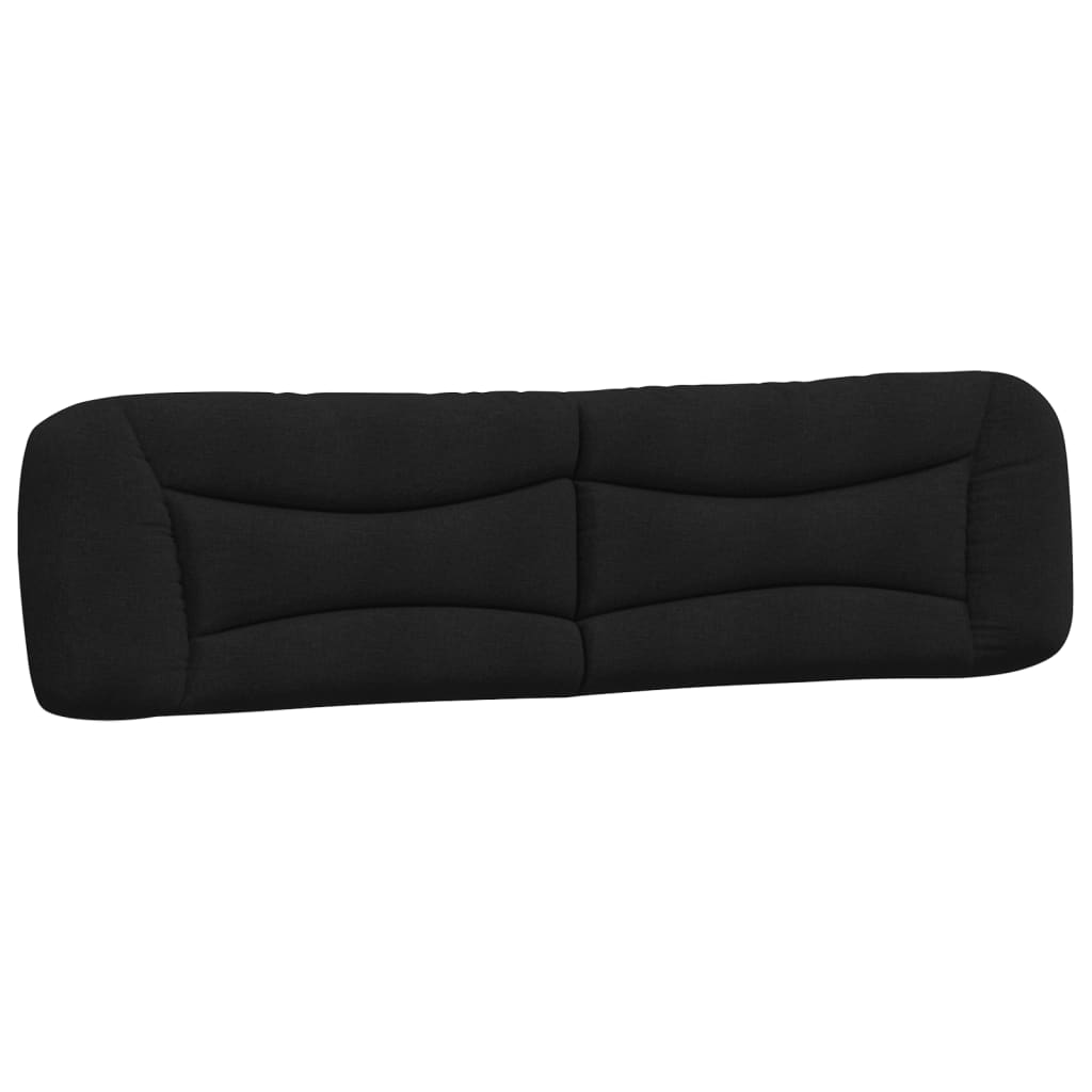 Bedframe zonder matras "Hvar" stof zwart 200x200 cm is nu te koop bij PeponiXL, paradijselijk wonen!