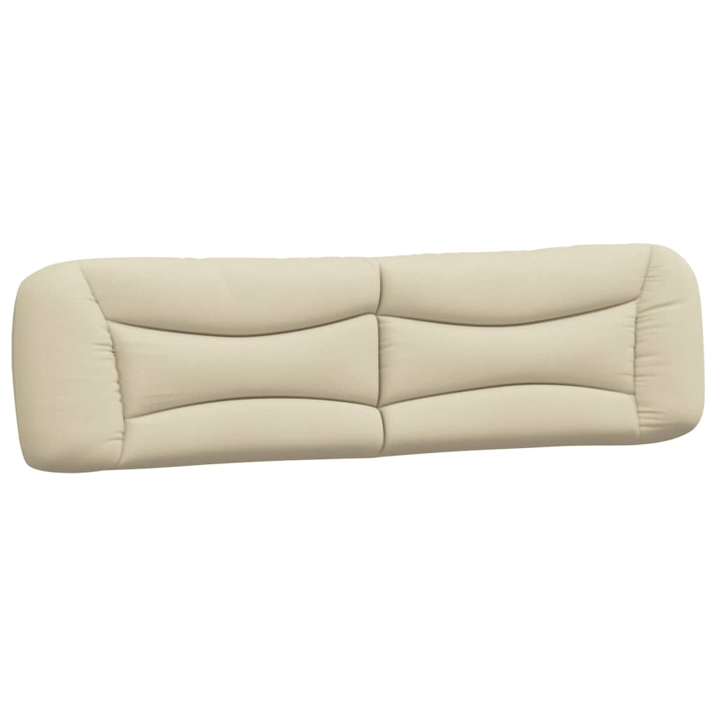 Bedframe zonder matras "Hvar" stof crèmekleurig 200x200 cm is nu te koop bij PeponiXL, paradijselijk wonen!
