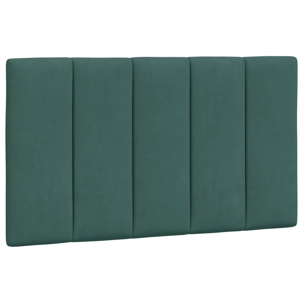 Bedframe zonder matras "Hanko" 80x200 cm fluweel donkergroen is nu te koop bij PeponiXL, paradijselijk wonen!