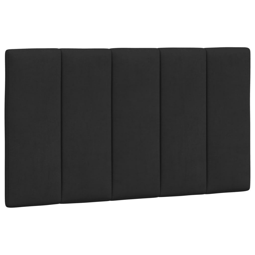 Bedframe zonder matras "Hanko" fluweel zwart 90x190 cm is nu te koop bij PeponiXL, paradijselijk wonen!