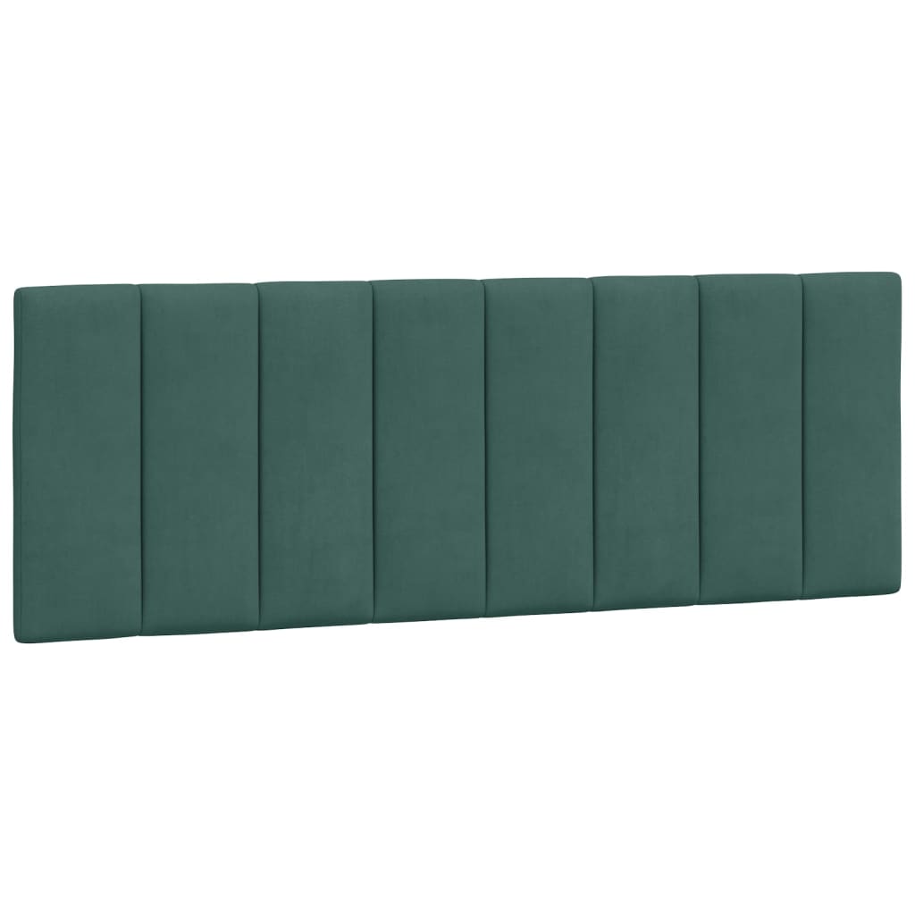 Bedframe zonder matras "Hanko" 140x190 cm fluweel donkergroen is nu te koop bij PeponiXL, paradijselijk wonen!