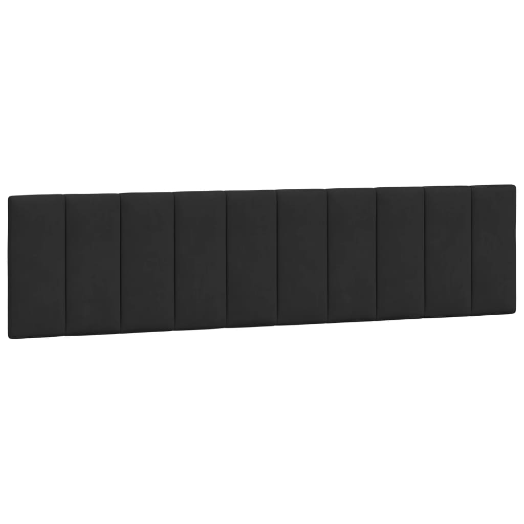 Bedframe zonder matras "Hanko" 200x200 cm fluweel zwart is nu te koop bij PeponiXL, paradijselijk wonen!