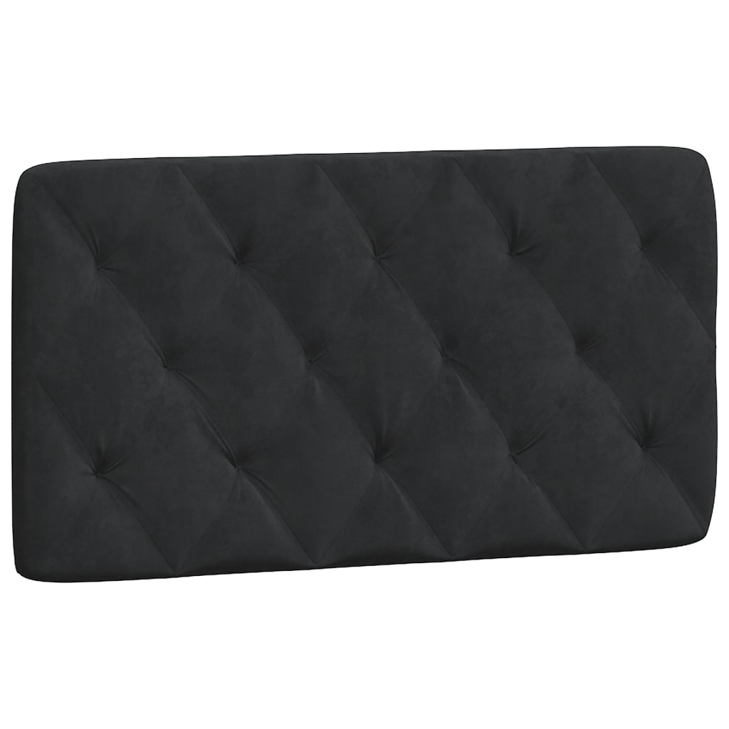 Bedframe zonder matras 100x200 cm fluweel zwart is nu te koop bij PeponiXL, paradijselijk wonen!