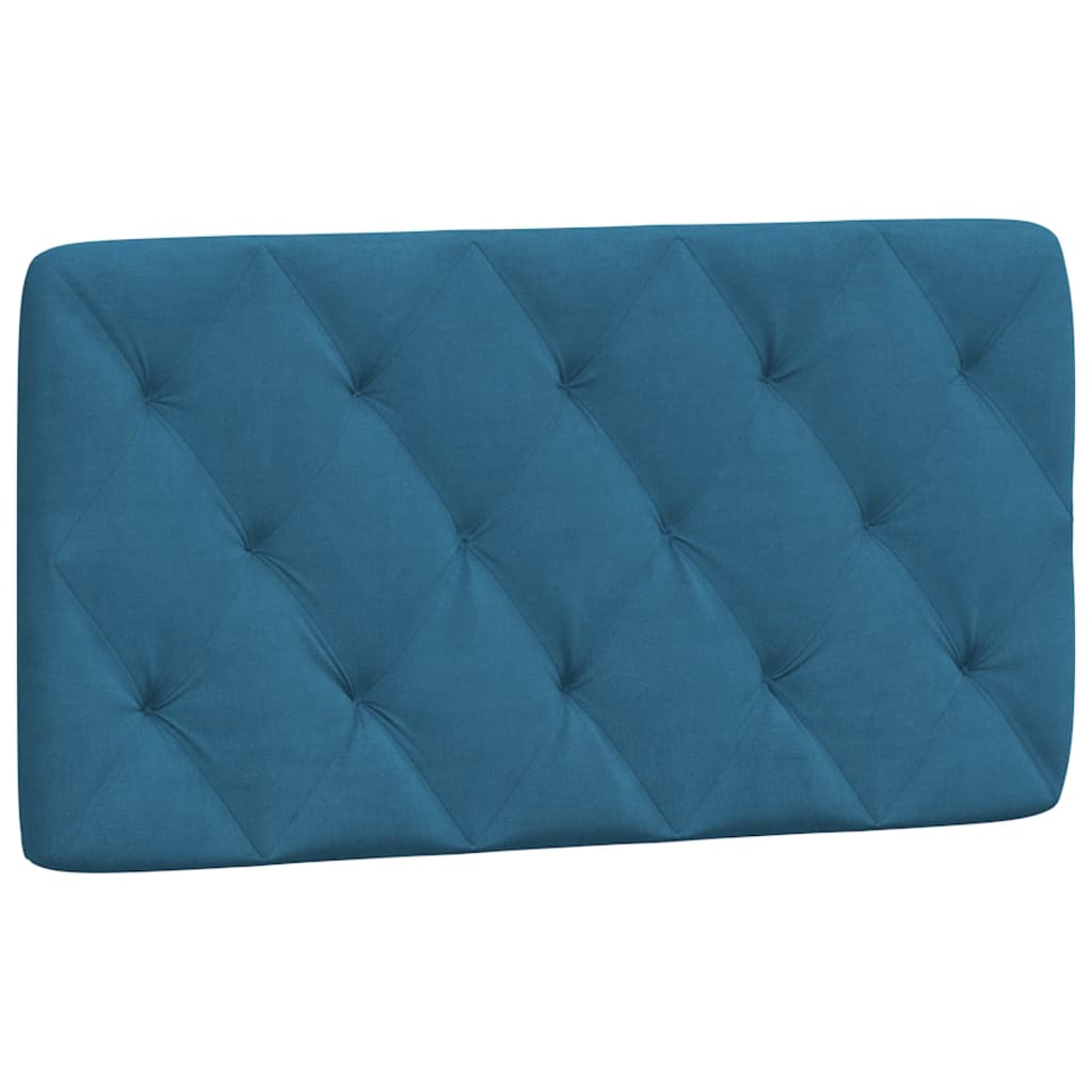 Bedframe zonder matras fluweel blauw 100x200 cm is nu te koop bij PeponiXL, paradijselijk wonen!
