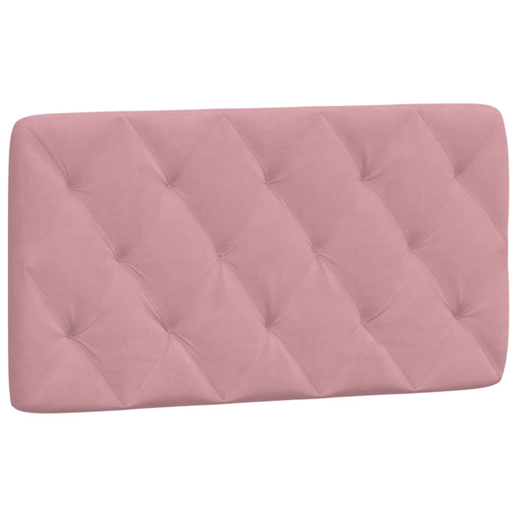 Bedframe zonder matras fluweel roze 100x200 cm is nu te koop bij PeponiXL, paradijselijk wonen!