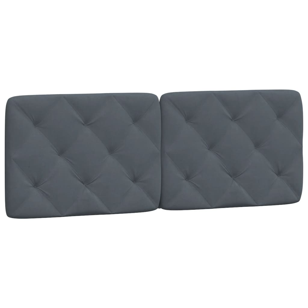 Bedframe zonder matras 120x200 cm fluweel donkergrijs is nu te koop bij PeponiXL, paradijselijk wonen!
