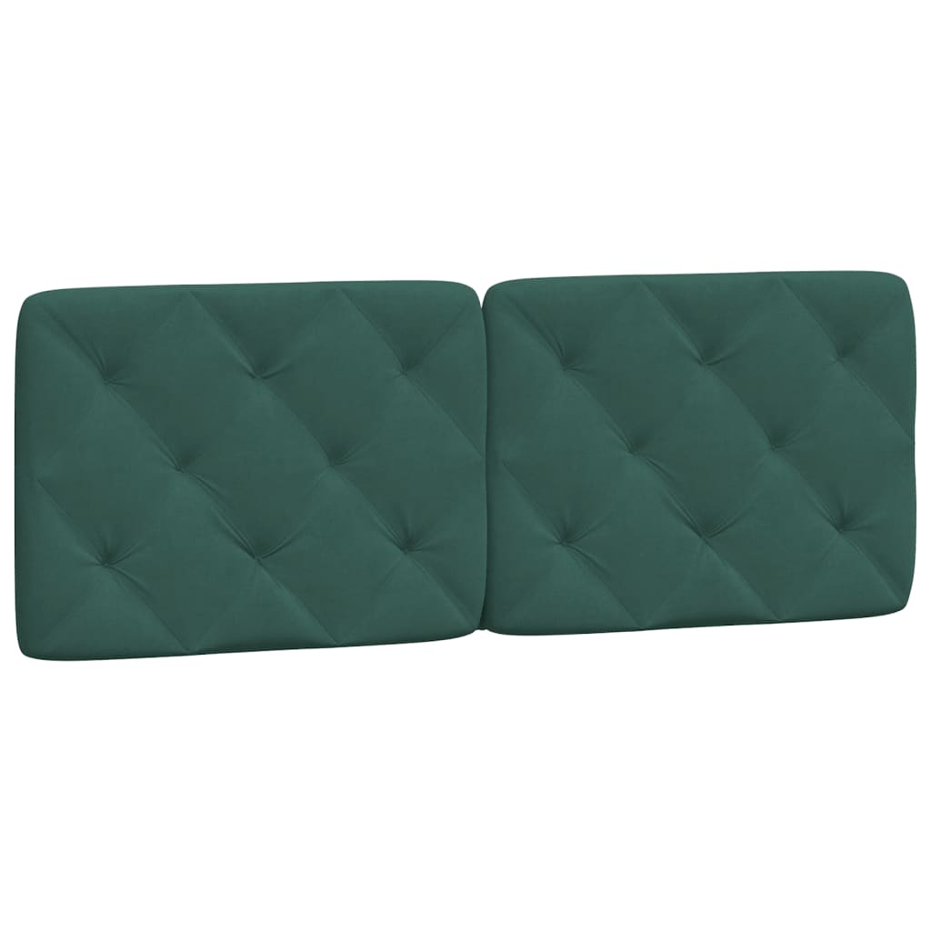 Bedframe zonder matras 140x200 cm fluweel donkergroen is nu te koop bij PeponiXL, paradijselijk wonen!