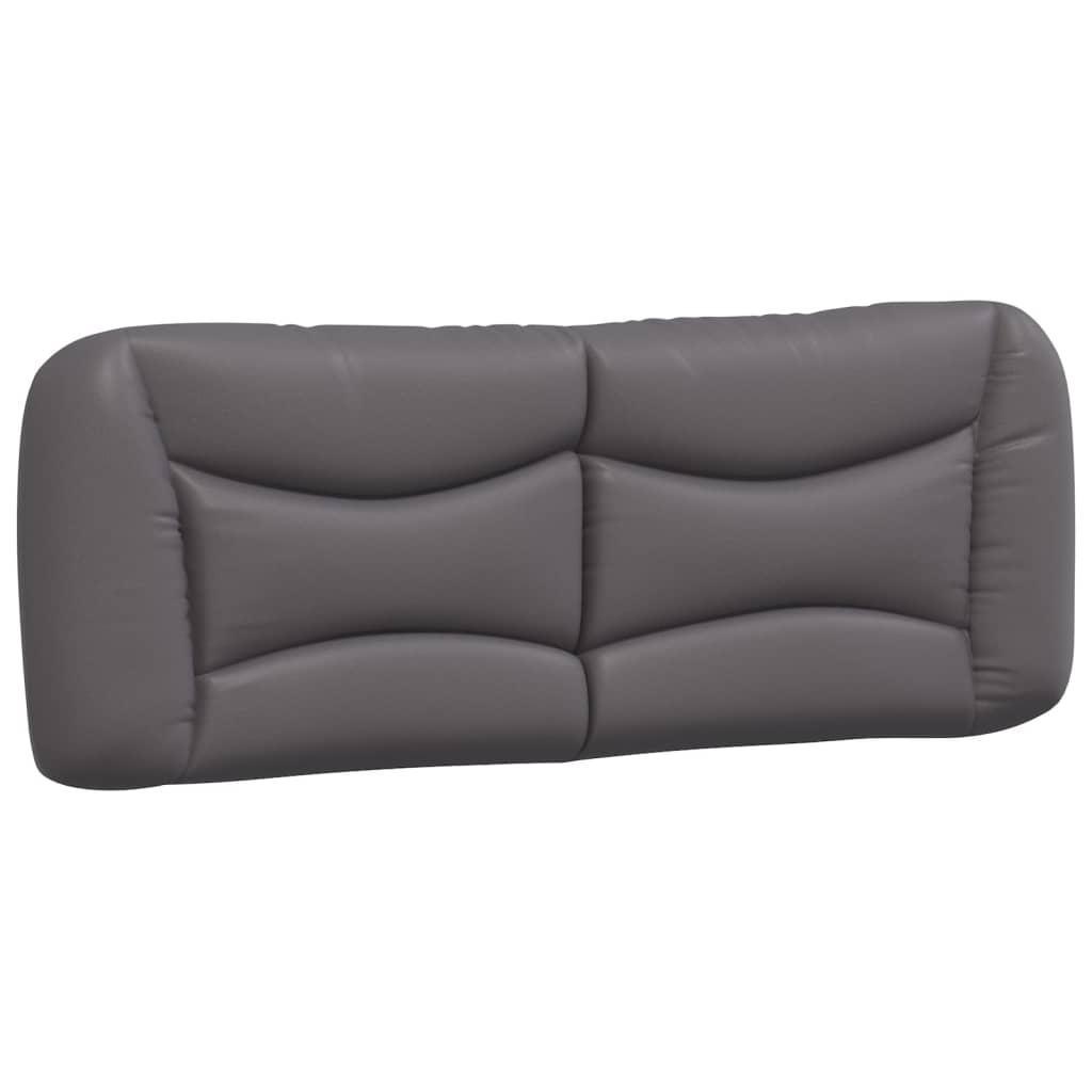 Bedframe zonder matras "Hvar" kunstleer grijs 140x200 cm is nu te koop bij PeponiXL, paradijselijk wonen!
