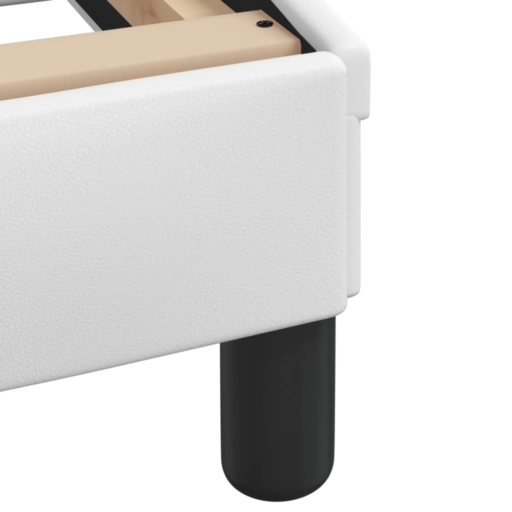 Bedframe zonder matras "Hvar" kunstleer wit 180x200 cm is nu te koop bij PeponiXL, paradijselijk wonen!