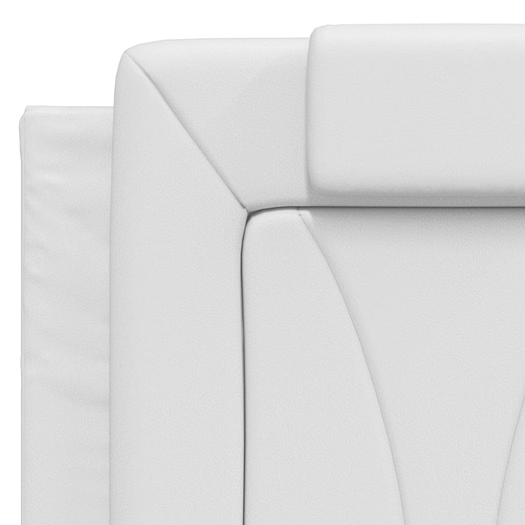 Bedframe "Viana" zonder matras kunstleer wit 120x200 cm is nu te koop bij PeponiXL, paradijselijk wonen!