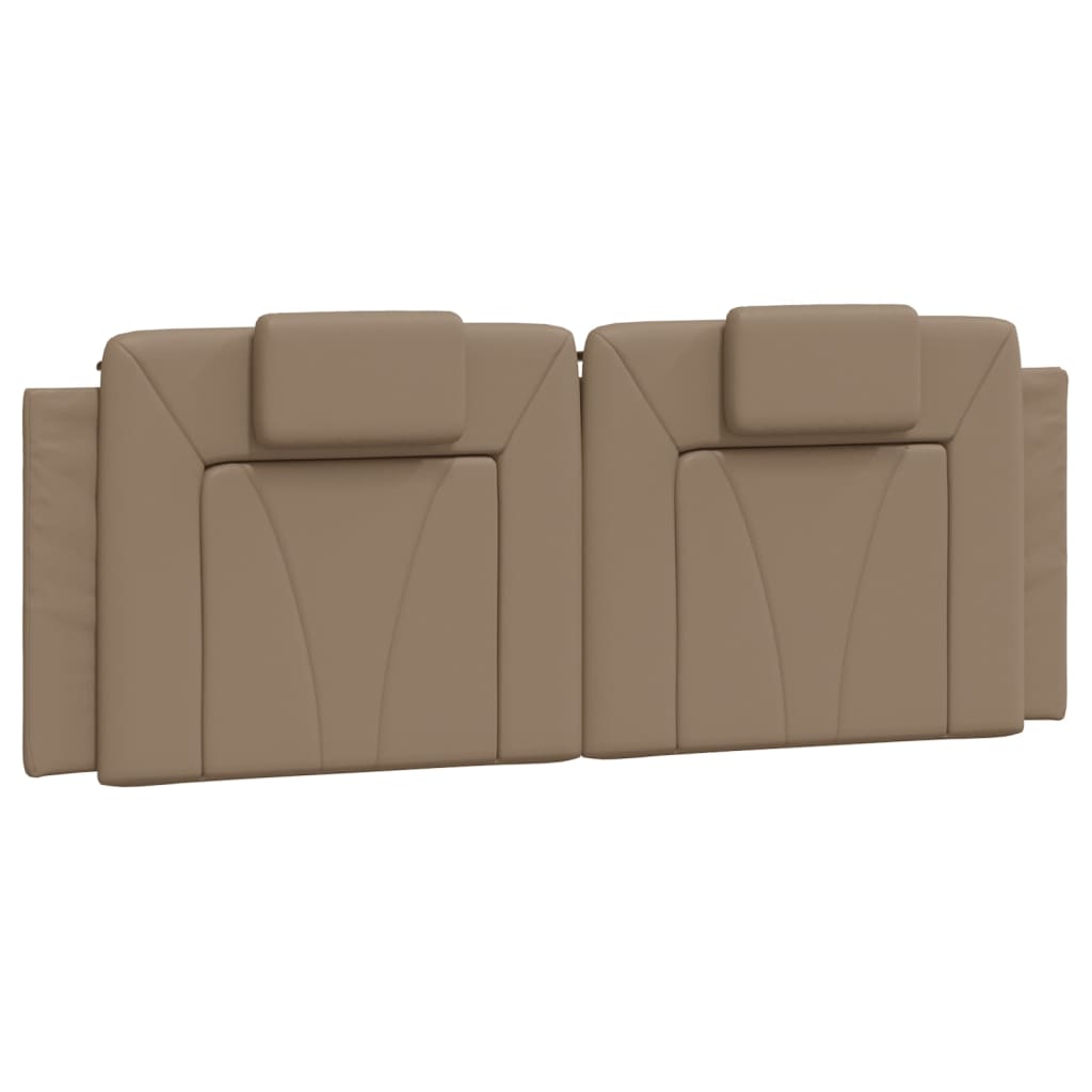 Bedframe "Viana" zonder matras kunstleer cappuccinokleurig 120x200 cm is nu te koop bij PeponiXL, paradijselijk wonen!
