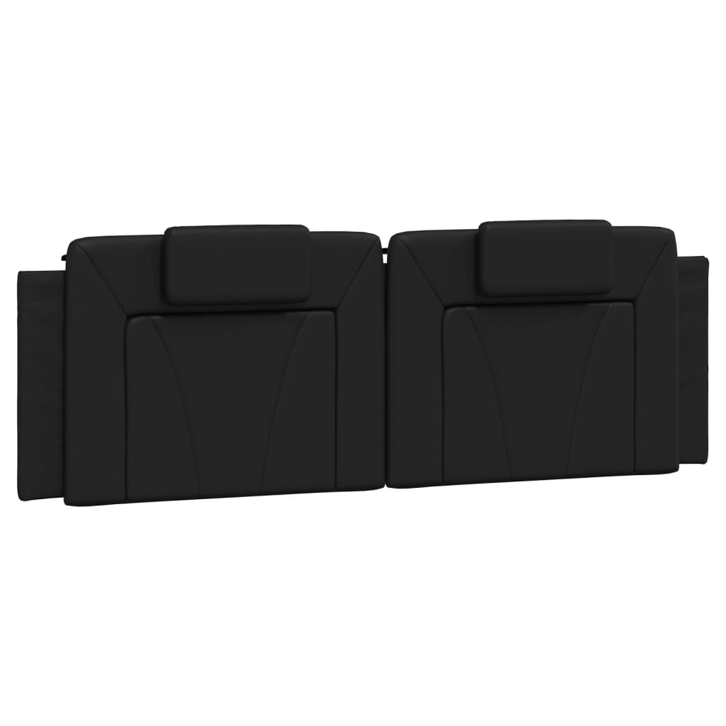 Bedframe "Viana" zonder matras kunstleer zwart 160x200 cm is nu te koop bij PeponiXL, paradijselijk wonen!