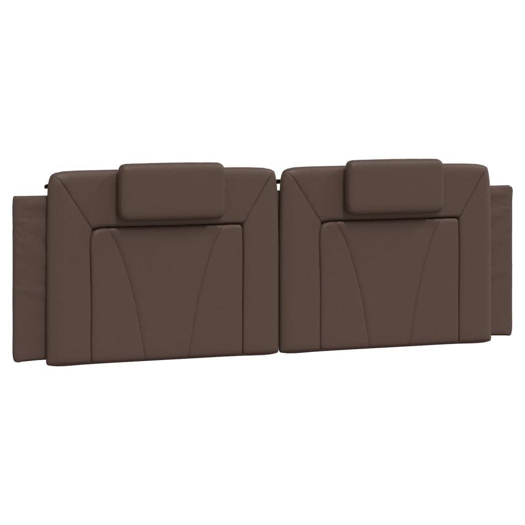 Bedframe "Viana" zonder matras kunstleer bruin 160x200 cm is nu te koop bij PeponiXL, paradijselijk wonen!