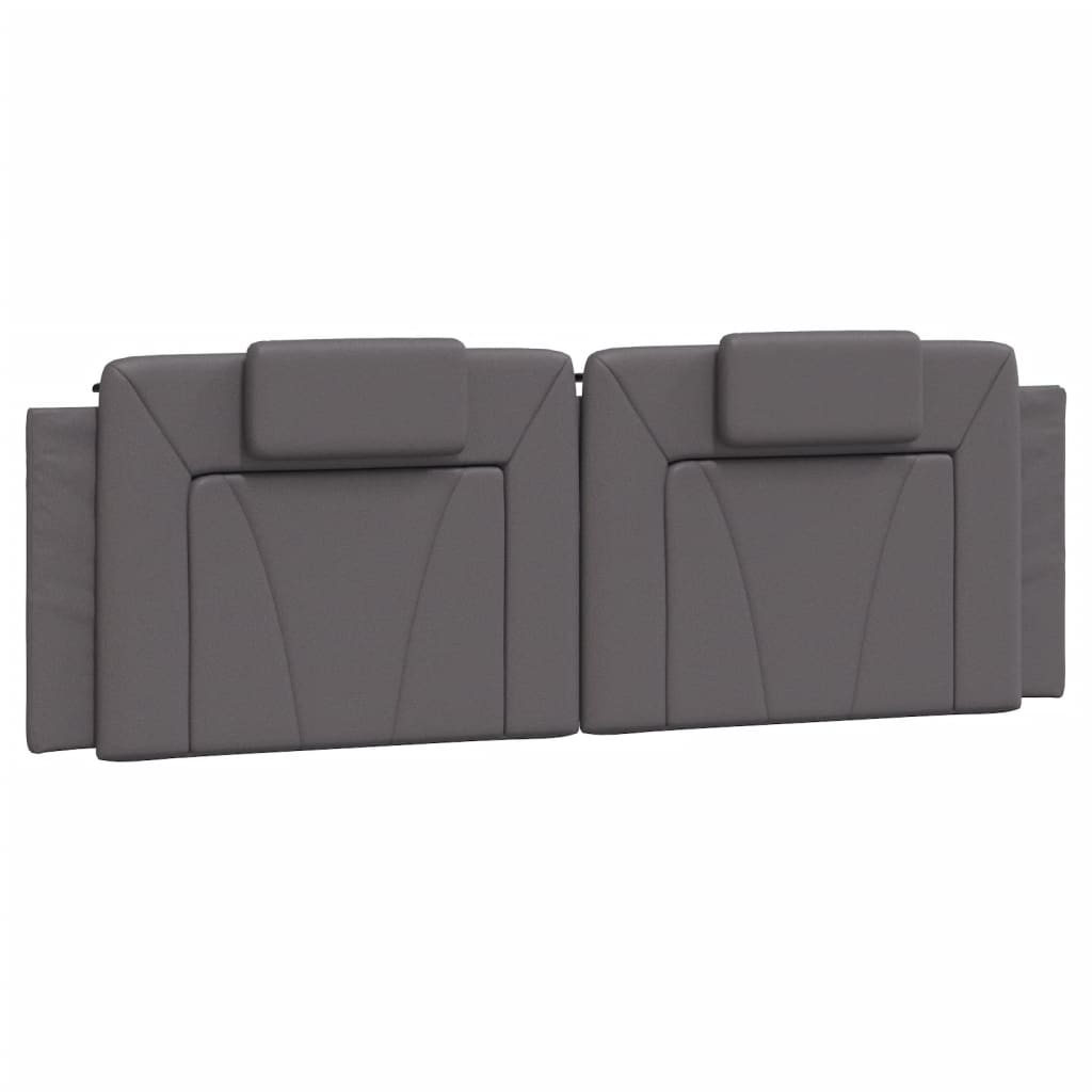 Bedframe "Viana" zonder matras kunstleer grijs 160x200 cm is nu te koop bij PeponiXL, paradijselijk wonen!