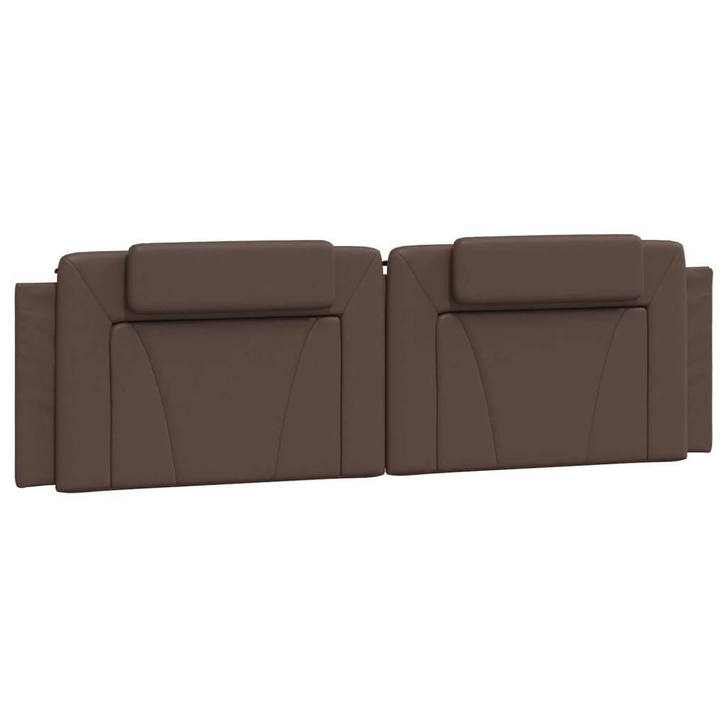 Bedframe "Viana" zonder matras kunstleer bruin 180x200 cm is nu te koop bij PeponiXL, paradijselijk wonen!
