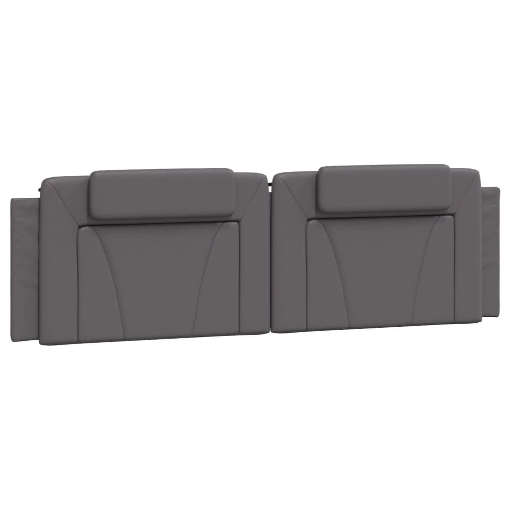 Bedframe "Viana" zonder matras kunstleer grijs 180x200 cm is nu te koop bij PeponiXL, paradijselijk wonen!