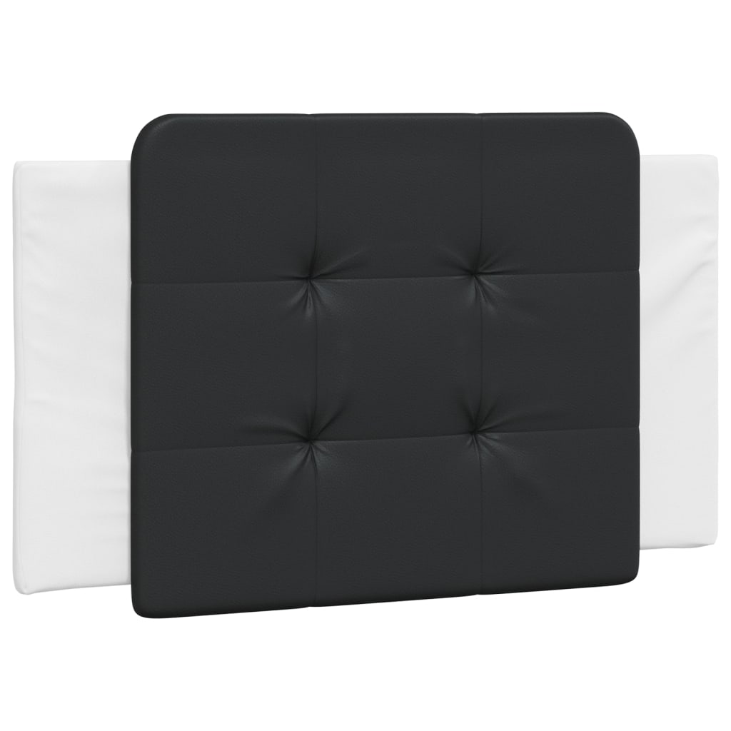 Bedframe zonder matras "Zadar" kunstleer zwart en wit 90x190 cm is nu te koop bij PeponiXL, paradijselijk wonen!