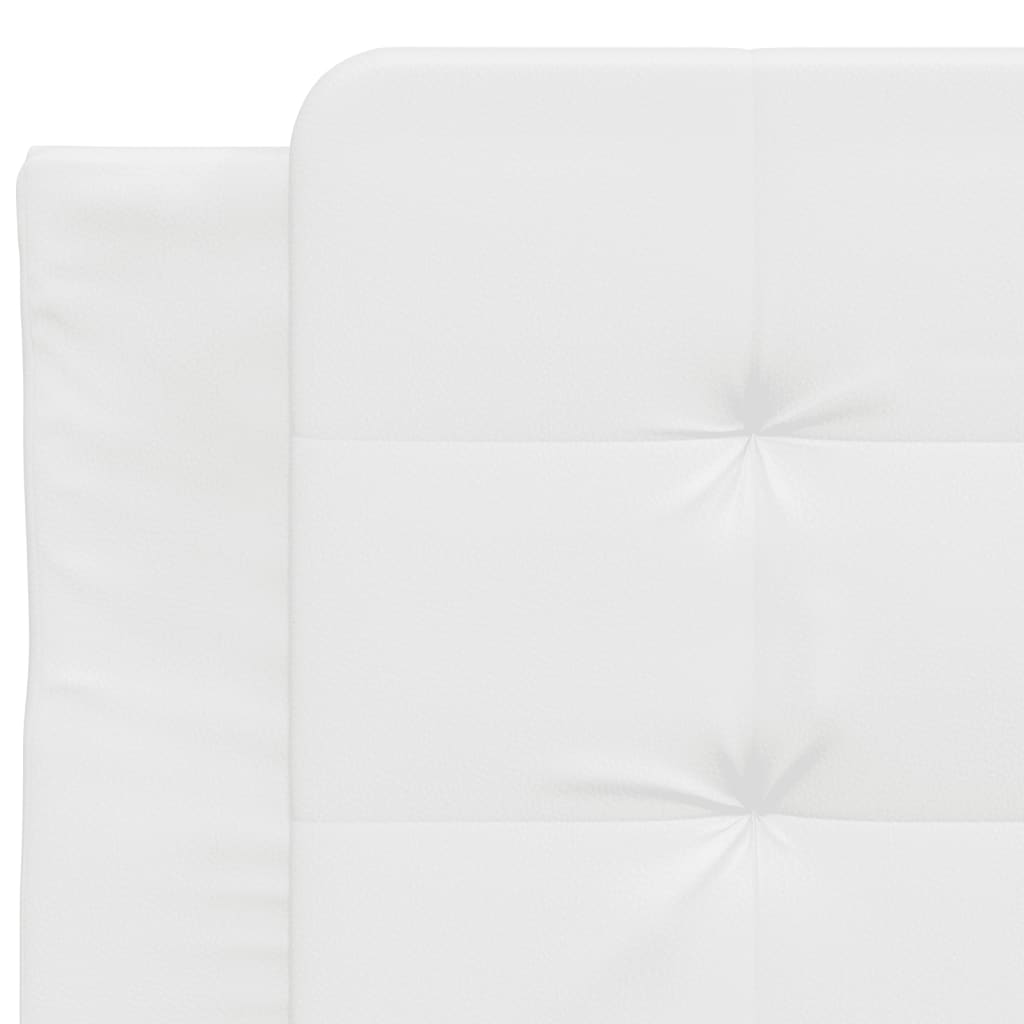 Bedframe zonder matras "Zadar" kunstleer wit 100x200 cm is nu te koop bij PeponiXL, paradijselijk wonen!
