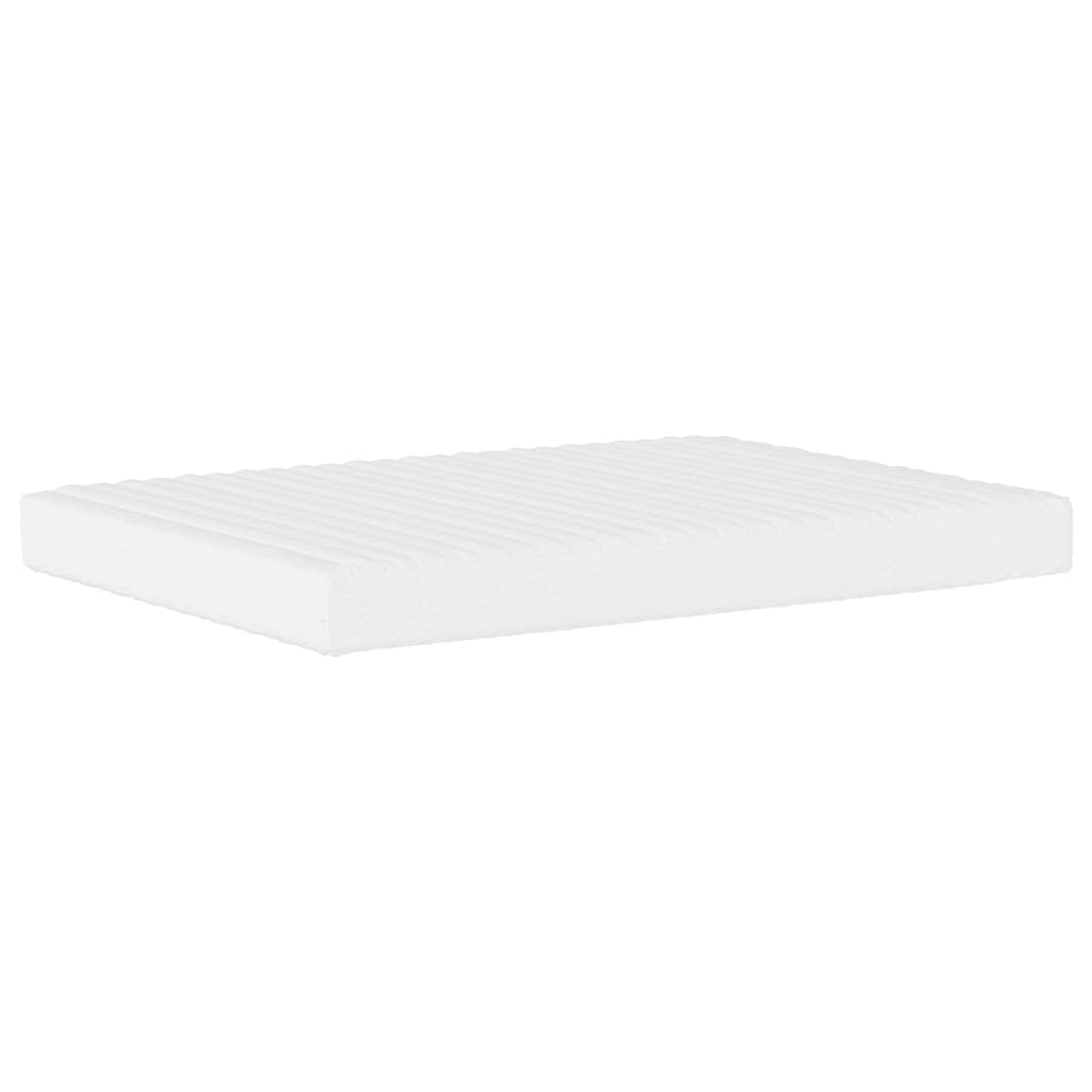 Bed met matras "Dover" kunstleer zwart en wit 140x190 cm is nu te koop bij PeponiXL, paradijselijk wonen!