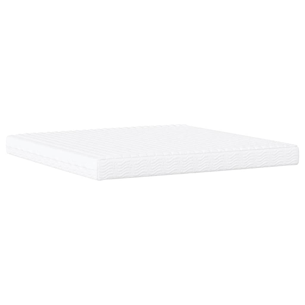 Bed met matras "Dover" kunstleer zwart en wit 200x200 cm is nu te koop bij PeponiXL, paradijselijk wonen!