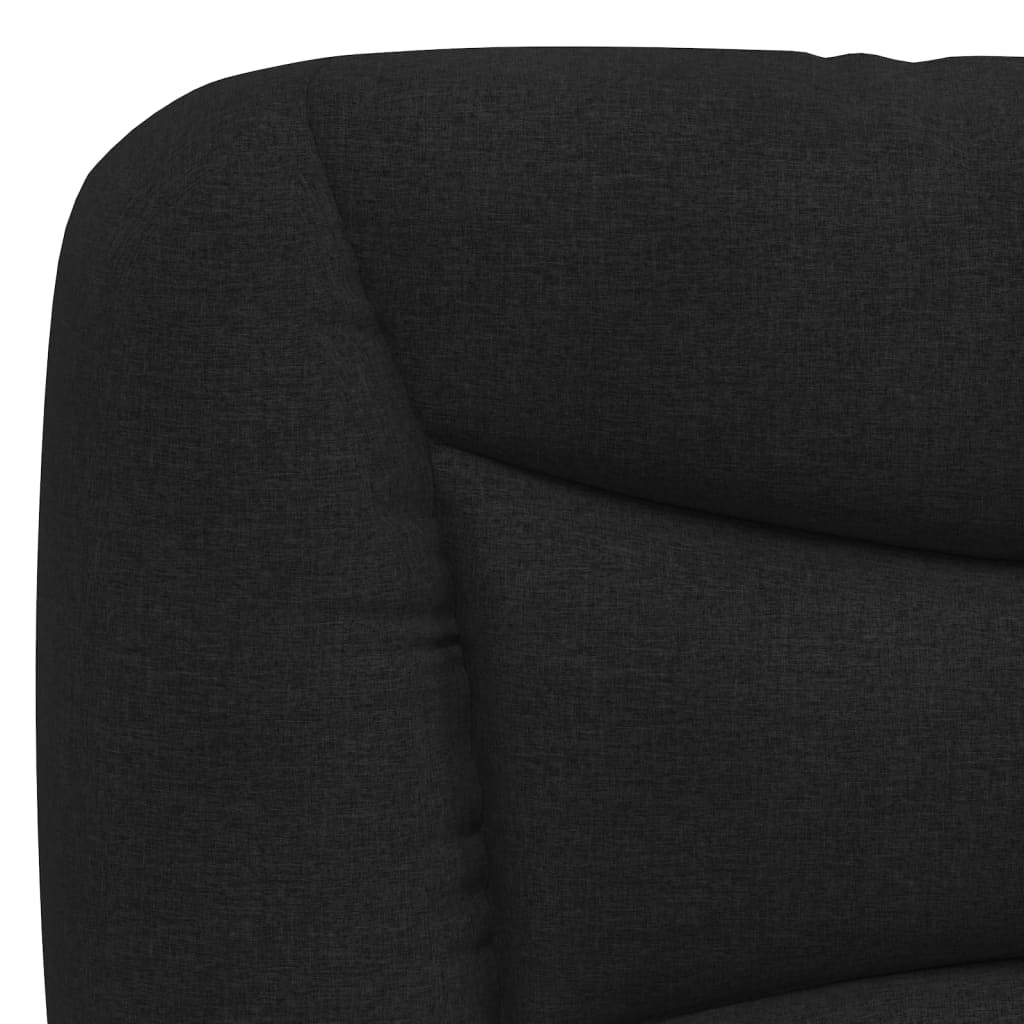 Bed met matras "Hvar" stof zwart 90x190 cm is nu te koop bij PeponiXL, paradijselijk wonen!
