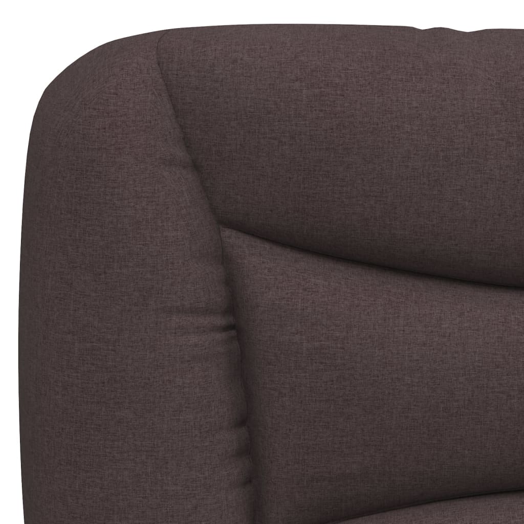 Bed met matras "Hvar" stof donkerbruin 90x190 cm is nu te koop bij PeponiXL, paradijselijk wonen!