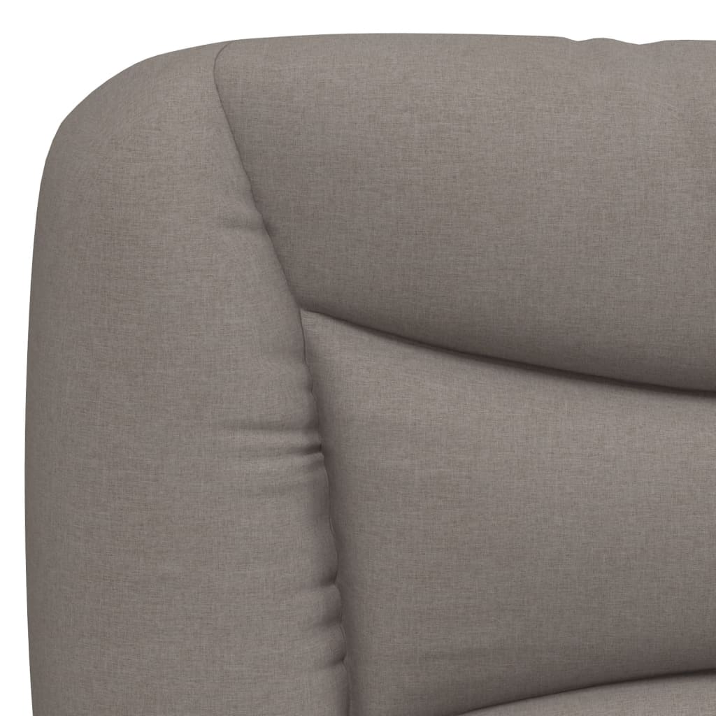 Bed met matras "Hvar" stof taupe 100x200 cm is nu te koop bij PeponiXL, paradijselijk wonen!