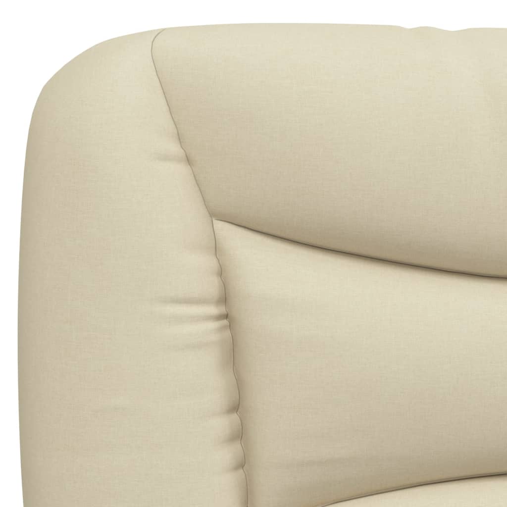 Bed met matras "Hvar" stof crèmekleurig 200x200 cm is nu te koop bij PeponiXL, paradijselijk wonen!