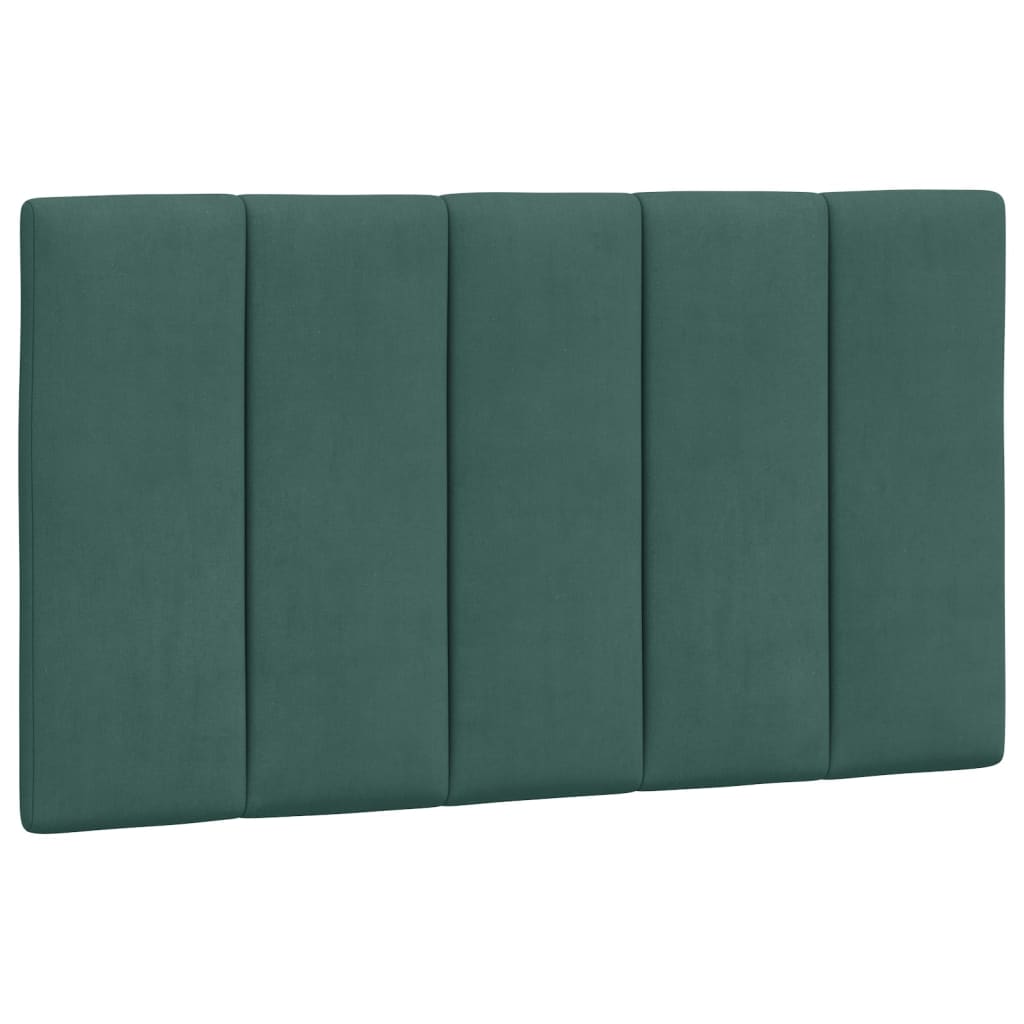Bed met matras "Hanko" fluweel donkergroen 90x190 cm is nu te koop bij PeponiXL, paradijselijk wonen!