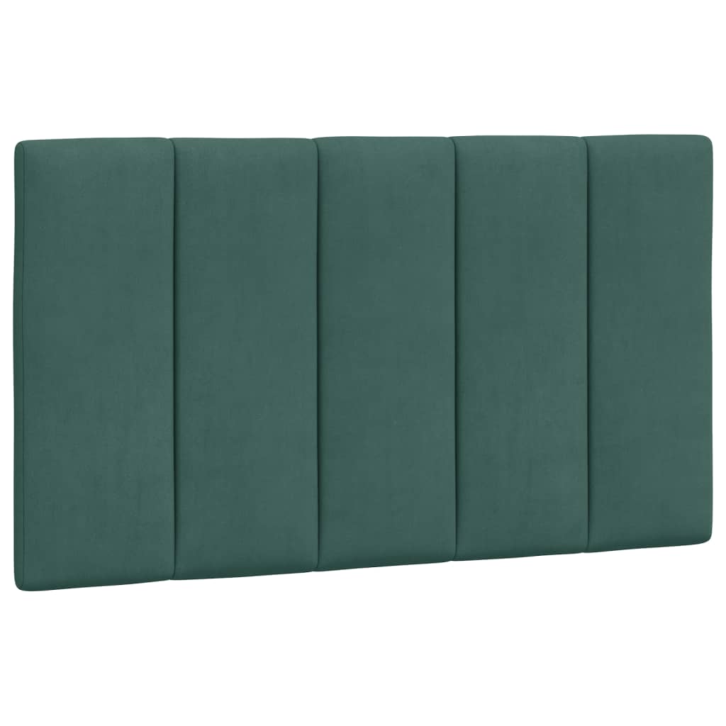 Bed met matras "Hanko" fluweel donkergroen 90x200 cm is nu te koop bij PeponiXL, paradijselijk wonen!