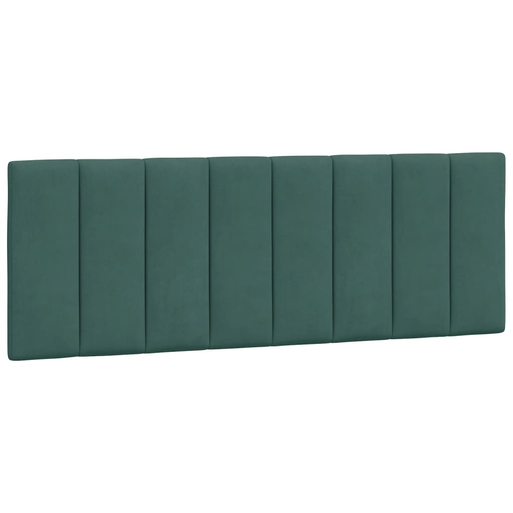 Bed met matras "Hanko" fluweel donkergroen 140x190 cm is nu te koop bij PeponiXL, paradijselijk wonen!