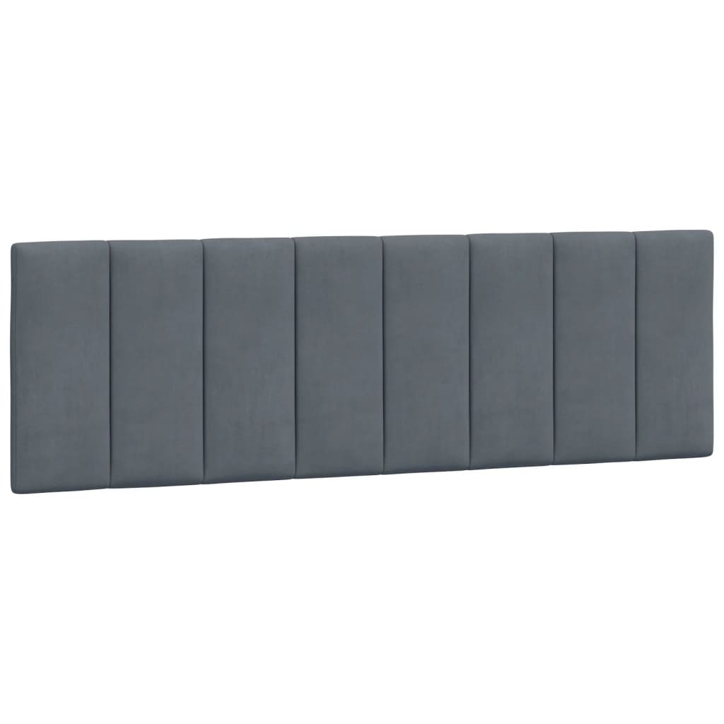 Bed met matras "Hanko" fluweel donkergrijs 160x200 cm is nu te koop bij PeponiXL, paradijselijk wonen!