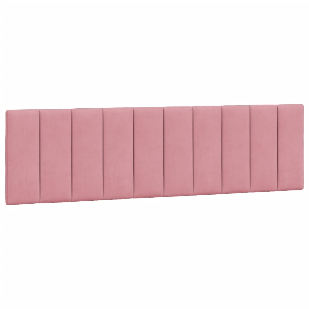 Bed met matras "Hanko" fluweel roze 180x200 cm is nu te koop bij PeponiXL, paradijselijk wonen!