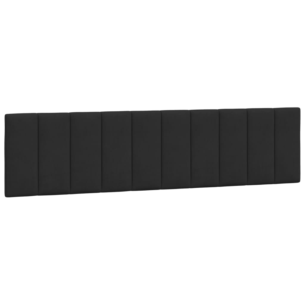 Bed met matras "Hanko" fluweel zwart 200x200 cm is nu te koop bij PeponiXL, paradijselijk wonen!