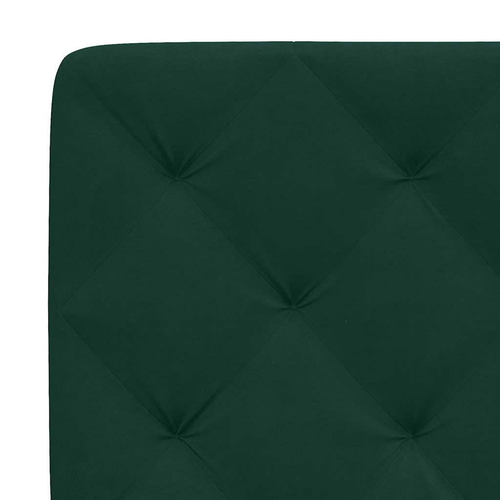 Bed met matras fluweel donkergroen 80x200 cm is nu te koop bij PeponiXL, paradijselijk wonen!