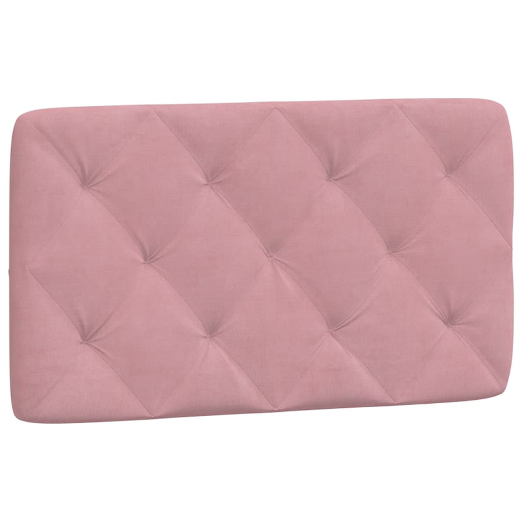 Bed met matras fluweel roze 80x200 cm is nu te koop bij PeponiXL, paradijselijk wonen!