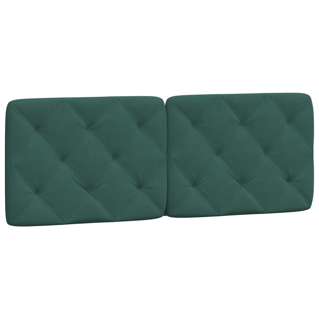 Bed met matras fluweel donkergroen 140x190 cm is nu te koop bij PeponiXL, paradijselijk wonen!