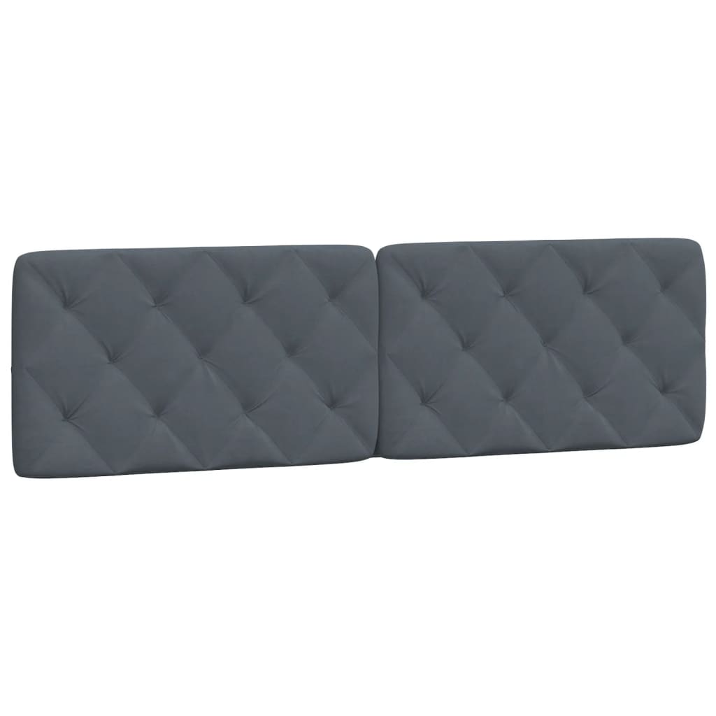 Bed met matras fluweel donkergrijs 180x200 cm is nu te koop bij PeponiXL, paradijselijk wonen!