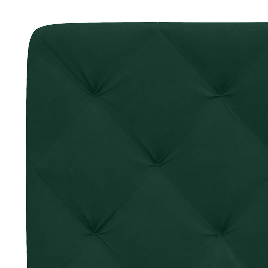 Bed met matras fluweel donkergroen 180x200 cm is nu te koop bij PeponiXL, paradijselijk wonen!