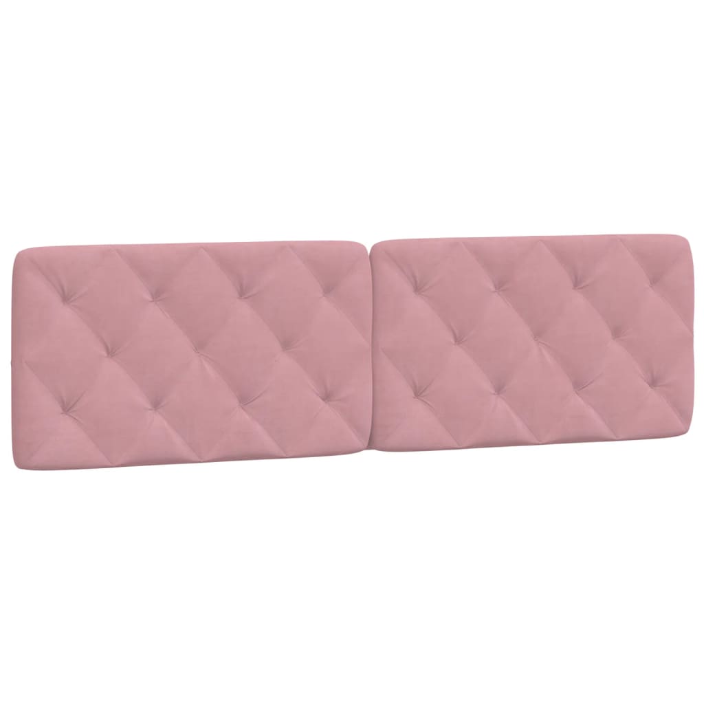 Bed met matras fluweel roze 180x200 cm is nu te koop bij PeponiXL, paradijselijk wonen!